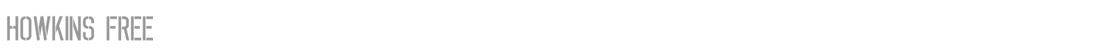 Howkins font preview